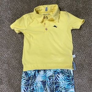 18 month Tommy Bahama polo/ short set.